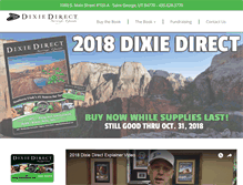 Tablet Screenshot of dixiedirectcard.com